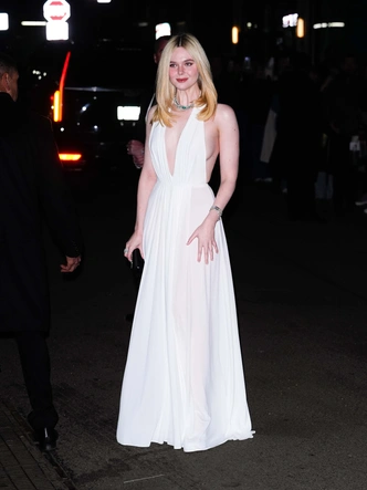 Эль Фаннинг на премии Gotham Awards, 1 декабря 2025 года. 