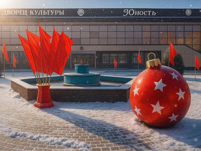 Установка флагов и светодиодного шара должна быть выполнена в течение 10 дней после подписания контракта. | Источник: Серафима Пантыкина / V1.RU