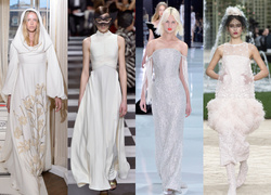 35 идей свадебных платьев с подиумов Недели высокой моды в Париже