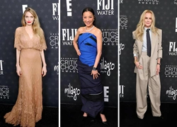 Анджелина Джоли в кружевах, Николь Кидман в офискоре: лучшие образы Critics Choice Awards 2025