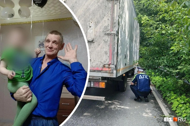 Грузовик сбил мужчину утром 11 августа | Источник: читатель E1.RU; Госавтоинспекция Свердловской области