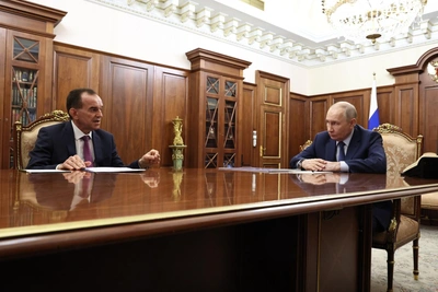 Путин и губернатор Кубани обсудили экономику края