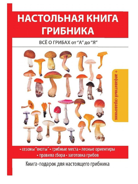 «Настольная книга грибника: Все о грибах от „А“ до „Я“»