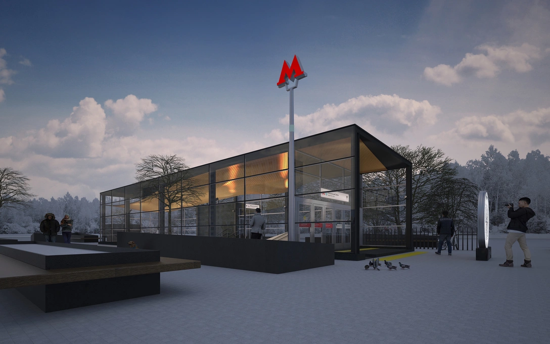 Концепция мастерской za bor для станции «Нагатинский затон» победила в конкурсе (фото 0) | Источник: za bor