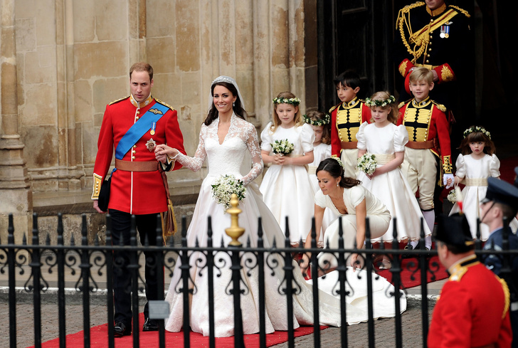 А где жених? На любимом свадебном фото Кейт Миддлтон отсутствует принц Уильям