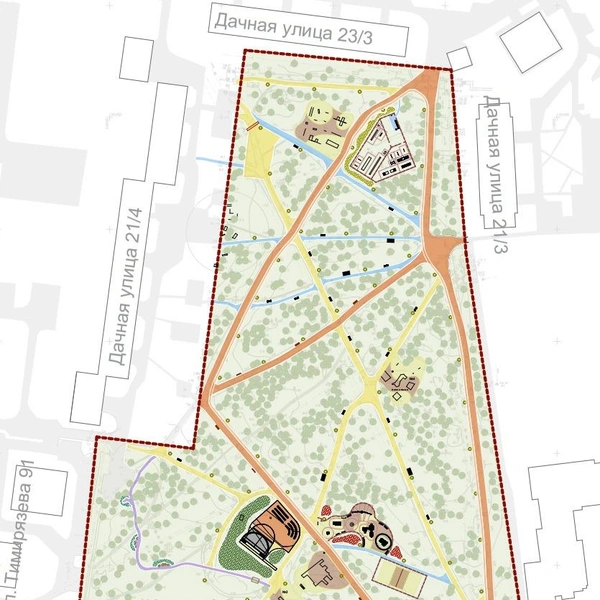В сквере планируют также отремонтировать дорожки и высадить зеленые насаждения | Источник: ООО «Доринжпроект»