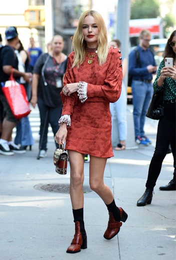 Кейт Босуорт в Нью-Йорке | marieclaire.ru