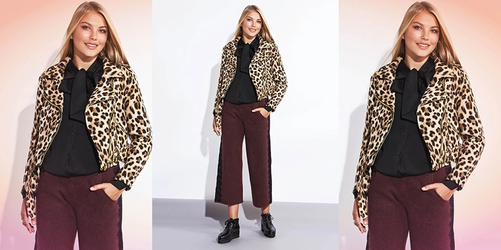 Косуха, Zara, 5599 руб.; рубашка, Uniqlo, 1999 руб.; брюки, Stefanel, 19 900 руб.; ботинки, Loriblu, 28 000 руб.; кольцо, Sokolov, 1700 руб. | Источник: Павел Крюков