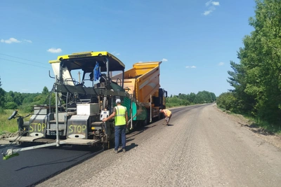 Продолжается ремонт дороги Городище – Никольск – Ночка