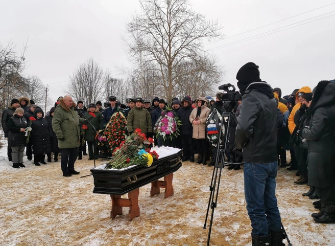 В Михайлове похоронили погибшего на Украине мобилизованного | ya62.ru
