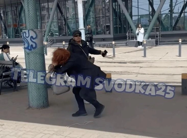 Свидетели утверждают, что женщина сама спровоцировала конфликт | Источник: Svodka25 / T.me