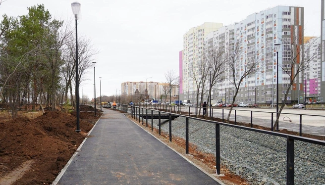 Первый этап благоустройства обещают закончить к зиме | Источник: администрация Оренбурга