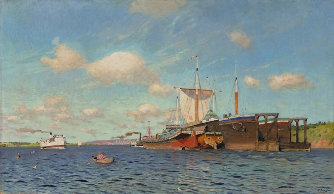 Исаак Левитан «Свежий ветер. Волга», 1895 | Источник: Третьяковка в Самаре