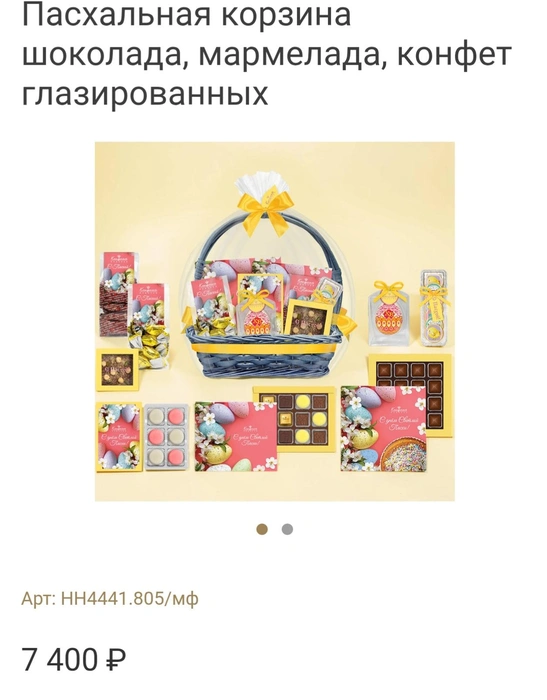 В пасхальном наборе не всегда есть куличи | Источник: confaelshop.ru