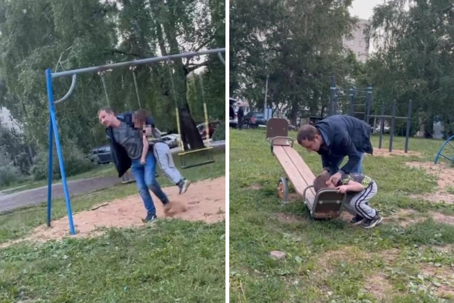 Мужчина наказал мальчика за то, что тот играл с палками и камнями | Источник: читатель 59.RU