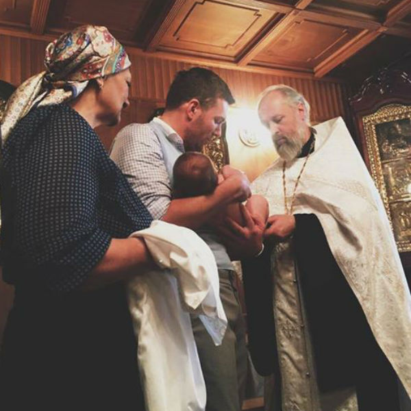 Андрей Искорев стал крестным отцом для мальчика