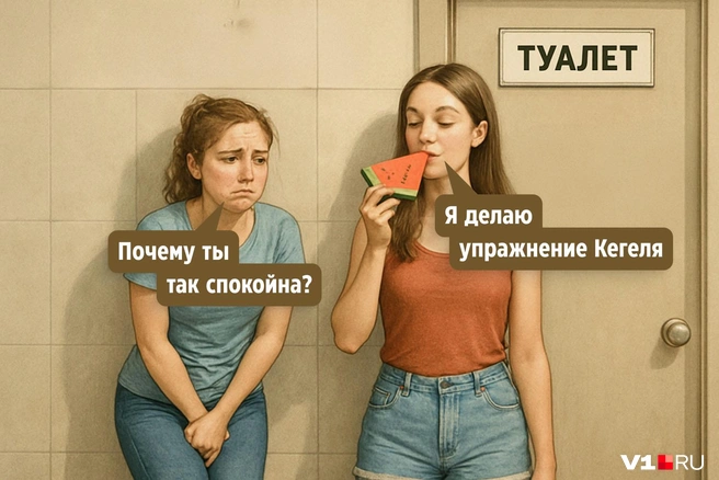 Проблемы тазового дна могут привести к недержанию мочи | Источник: Юрий Скулыбердин