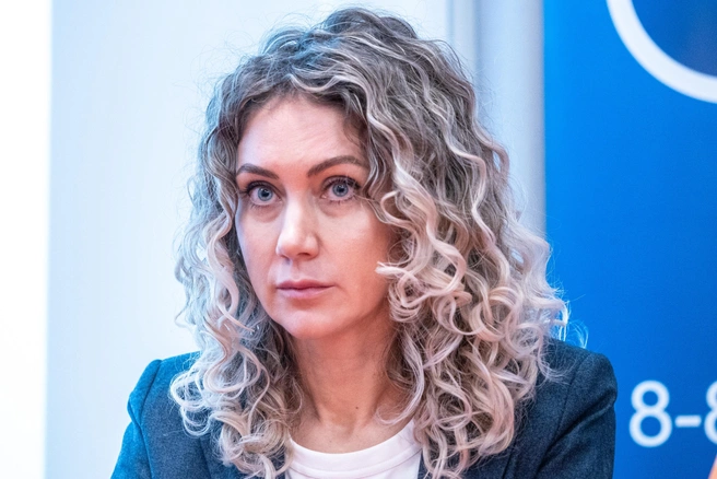 Лариса Смирнова, начальник Управления корпоративного бизнеса филиала ББР Банка в г. Санкт-Петербург | Источник: Михаил Огнев / «Фонтанка.ру»