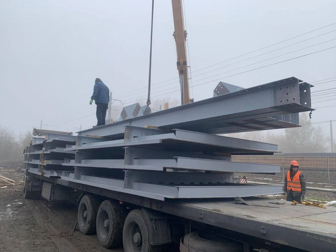 Длина конструкции — 40 метров | Источник: Максим Кудрявцев / Telegram