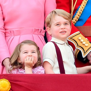 Трогательные фото детей герцогини Кембриджской на празднике Trooping The Colour