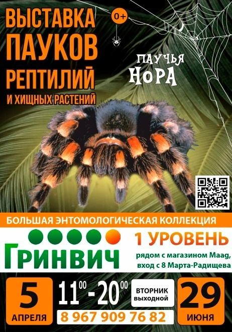 Выставка будет находиться в ТРЦ «Гринвич» | Источник: организаторы выставки «Паучья нора»