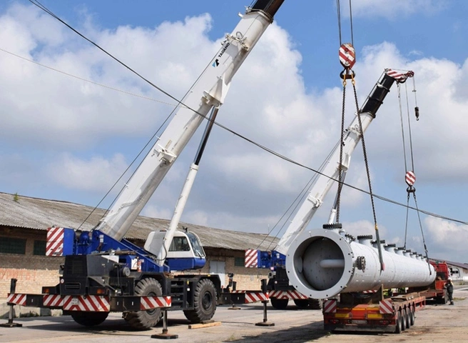В РНПК доставлено крупнотоннажное оборудование | ya62.ru