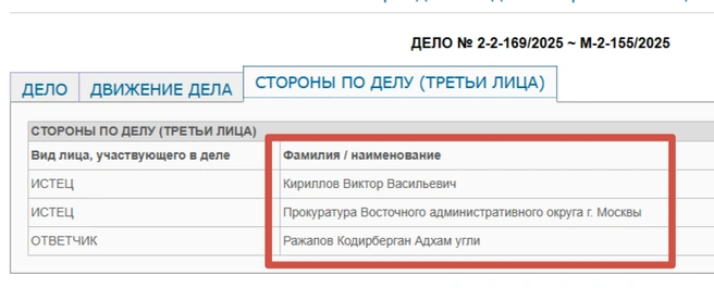 Подробности дела | Источник: Абдулинский районный суд