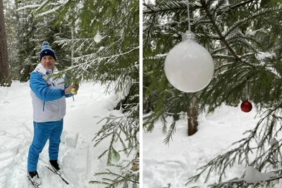Мэр Новосибирска покатался на лыжах 1 января