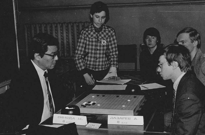 Партия с японским игроком Маки Симодой в Ленинграде, 1982 год | Источник: Личный архив