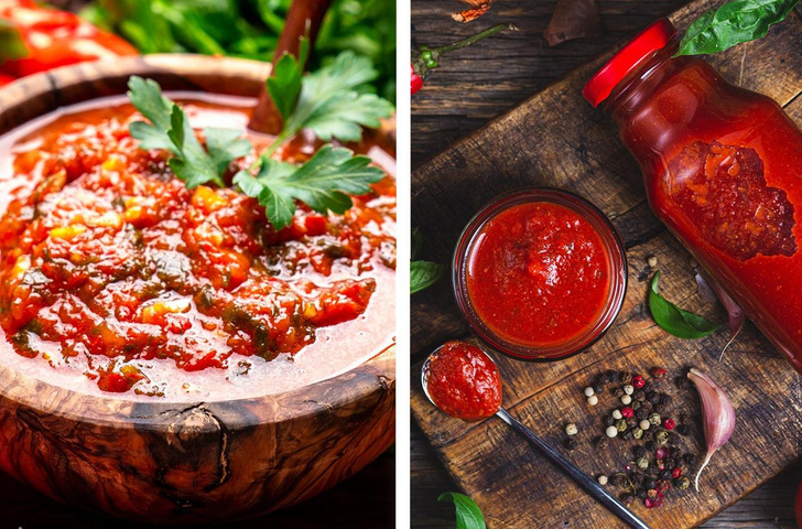 Аджика из помидоров: 5 лучших рецептов