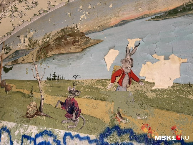 Иногда герои росписи могут пугать | Источник: Алина Мельникова / MSK1.RU