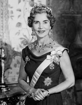 Портрет королевы Ингрид в 70-е