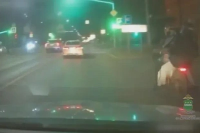 В Благовещенске полиция преследовала мотоцикл с тремя пассажирами