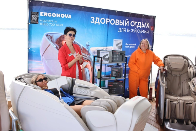 В этом году для участников подготовили роскошную релакс-зону | Источник: Иван Иванов