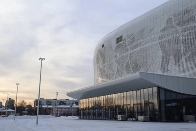 Governor reveals new Strelka Ice Arena interior photos