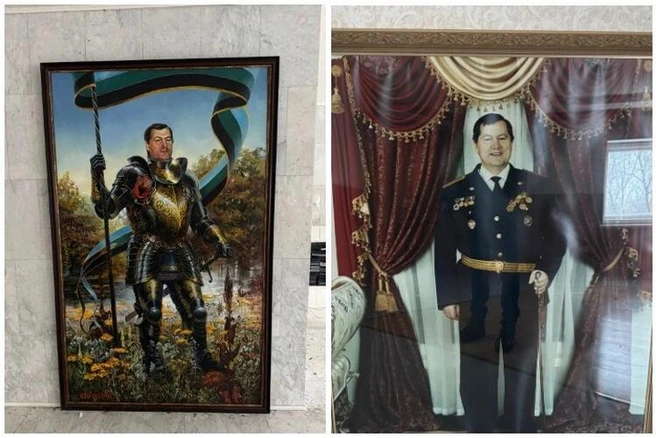 Там до сих пор висят портреты рыцаря Мальтийского ордена Звягина | Источник: nspd.gov.ru