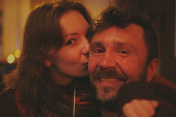 Сергей Шнуров с дочерью Серафимой