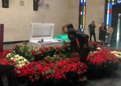 В Москве прощаются с Пьером Нарциссом. Репортаж