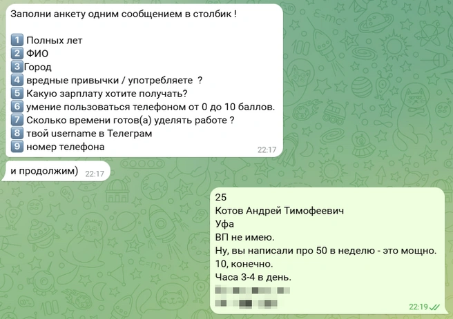 Не переживайте, номер телефона выдуманный — и много чего еще тут | Источник: Telegram