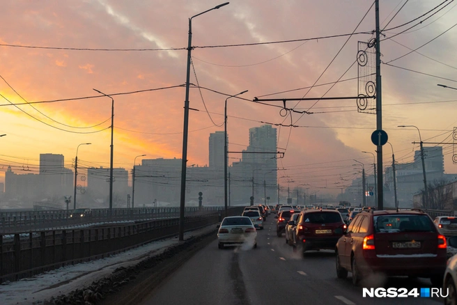 Хмурый Красноярск | Источник: Артем Ленц/ NGS24.RU