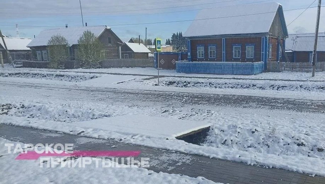 Так выглядят улицы села Литковка | Источник: «Тарское Прииртышье» / vk.com
