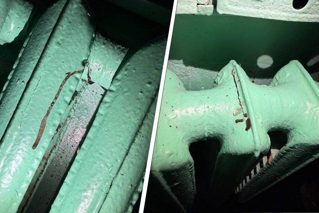 Лопнувшие батареи | Источник: читательница 29.RU