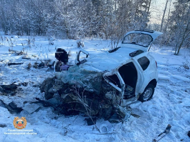 В аварии погибли три человека | Источник: Госавтоинспекция по Нижегородской области / Telegram