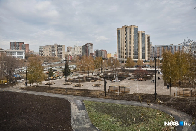 Площадь парка увеличили с 3,7 до 4,5 гектара | Источник: Александр Ощепков / NGS.RU