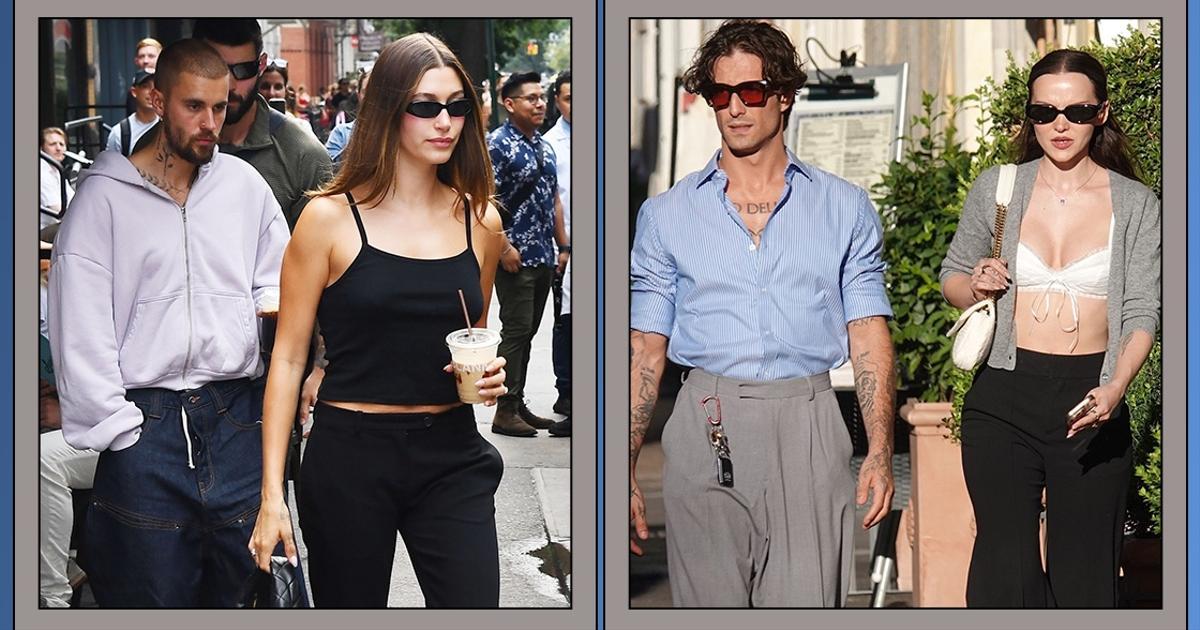 7 самых стильных пар недели: контрастные Биберы и couple look Кравиц и Стайлза