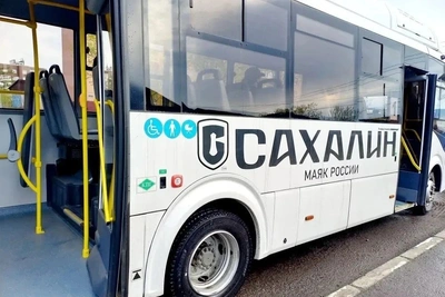 В Поронайском районе запустили 8 газомоторных автобусов
