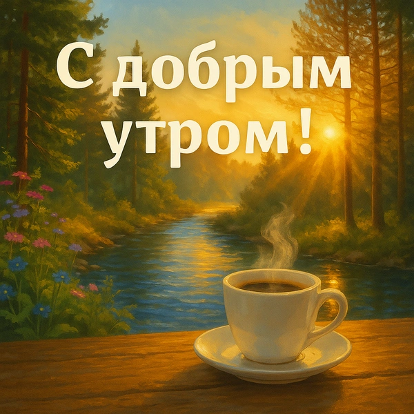 красивые открытки с пожеланиями доброго утра, открытка с добрым утром женщине, новые открытки с добром утром, пожелания с добрым утром открытки бесплатно, открытки с добрым утром прикольные для поднятия, открытки для настроения с добрым утром | Источник: theDay/DALL-E