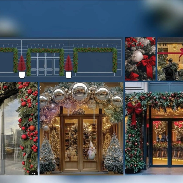 Город украсится по брендбуку: петербуржцам показали, как оформлять фасады к праздникам | Источник: Комитет по градостроительству и архитектуре Петербурга