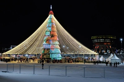 Казанцы раскритиковали главную елку у Чаши