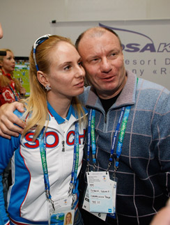 Владимир Потанин с дочерью Анастасией. 2010 год